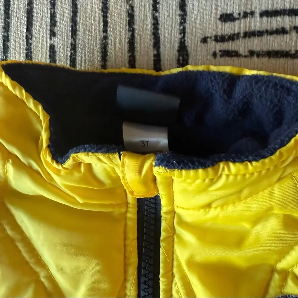Children's Yellow and Camouflage Vest Set